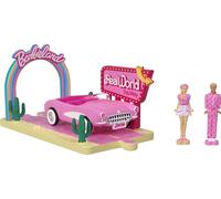 Barbie Mini Barbie Land The Movie Vehicle Collection - Includes 2 1.5-Inch Dolls and Vehicles Inspired by the Movie