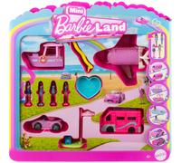 Barbie Mini BarbieLand 4-Pack Doll & Toy Vehicle Set with 4 Mini Dol (US IMPORT)