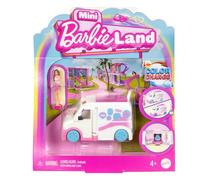 Barbie Mini BarbieLand Doll & Toy Vehicle Set with 1.5-inch Barbie Doll, Color-Change Care Clinic Vehicle & Medical Office, JCR34