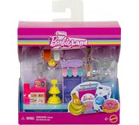 Barbie Mini Collectible Interactive Storytelling Fun Playsets with 1.5" Dolls