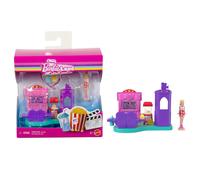 Barbie Mini Doll House Playset: Barbie Land with 1.5-Inch Doll, Furniture & Accessories