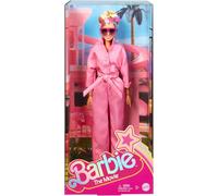 Barbie THE MOVIE, Margot Robbie as Barbie Doll from the movie, wearing pink jump