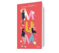 BARBIE MUM BIRTHDAY CARD