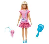 Barbie My First Blonde With Cat Doll Pink