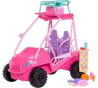Barbie Mysteries: Beach Detectives Playset with Beach Buggy Toy Car & 10+ Accessories, Including Beach Chair & Towel, JFV68