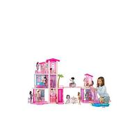 Barbie DreamHouse Dollhouse, 65+ Pieces, Including Furniture & Accessories, JKG84