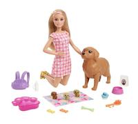 Barbie Newborn Pups Playset With & Animal Toys Doll Multicolor 3 Years