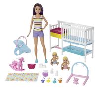 Barbie Skipper Babysitters Inc. Skipper Babysitters Inc Nap ‘n' Nurture Nursery Dolls and Playset
