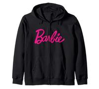 Barbie Official Barbie Logo Women's Sweatshirt, Multicoloured Zip Hoodie