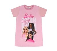 Barbie Official Girls Nightie/Nightdress - 7-8 Years: 128cm Pink