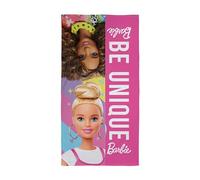 Barbie Official Towel | Super Soft Feel, Fresh Design | Perfect The Home, Bath, Beach & Swimming Pool | 100% Cotton, One size 140cm x 70cm, Pink