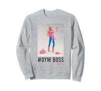 Barbie Official Womens Gym Boss Sweatshirt