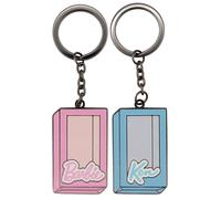 Barbie Officially Licensed Twin Box Keyring Set - 55x35mm Barbie Multicolor