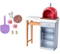 Barbie Outdoor Furniture Set, Brick Pizza Oven