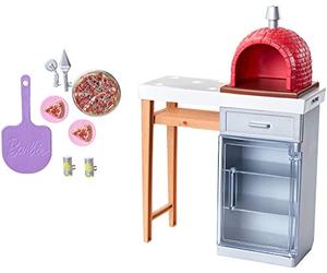 Barbie Outdoor Furniture Set, Brick Pizza Oven