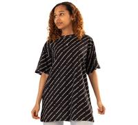 Barbie Oversized T-Shirt for Women | Ladies Doll All-Over Print White Black Logo | Clothes Merchandise XL