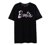(XX-Large) Barbie Oversized Short Sleeved T-Shirt (Womens Black)