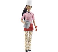 Barbie Pasta Chef Doll with uniform Pot and Cooking Accessories