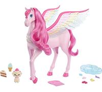 Barbie A Touch of Magic Pink Pegasus with Puppy, Winged Horse Toys with Lights and Sounds