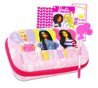 Barbie Pencil Case for Girls - Barbie Pencil Bag Bundle with Barbie Molded Pencil Case and Barbie Pen Plus Stickers, Tattoos, More | Barbie School Supplies for Girls
