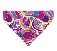 Barbie Pet Bandana Barbie Swirl Pinks Multi Color Slip On Collar Bandana Only
