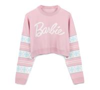 Barbie Women's Adult Christmas Jumper (Womens Pink) in Pink | Size: XL Barbie Pink XL