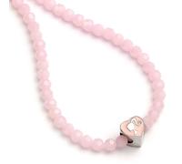 Barbie Pink Bead Necklace With Silhouette Pendant