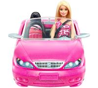 Barbie Pink Convertible Car and Doll - NEW
