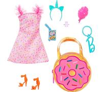 Barbie Fashion Bag Pink Doughnut with Outfit & Accessories