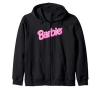 Barbie Pink Logo Zip Hoodie