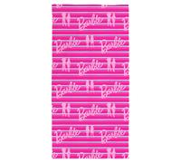 Barbie Pink Striped Cotton Beach Towel 70x140cm Soft & Absorbent