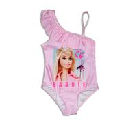 Barbie Pink Swimming Costume for Girls (UK, Age, 7 Years, Regular, Pink)