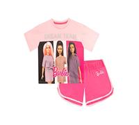 Barbie Pjs | Girls Short Pyjamas | Kids Pj Set Multicoloured 6-7 Years