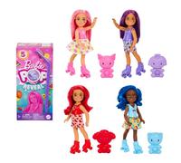 Barbie Pop Reveal Chelsea Small Doll, Fruit Series with 5 Surprises Including Pop-It Pet & Accessories, Features Scent & Color Change (Styles May Vary), HRK58