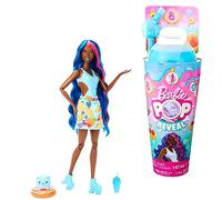 Barbie Pop Reveal Fruit Series Doll, Fruit Punch Theme with 8 Surprises Including Pet & Accessories, Slime, Scent & Color Change, HNW42