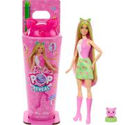 Barbie Pop Reveal Series Doll & Accessories Set, Shakes Series, Scented Cute Kitten Fashion Doll & Pet, 8 Surprises Include Color Change, JCN88