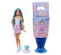 Barbie Pop Reveal Series Fashion Doll & Accessories Set, Treat Series, Cool Cupcake Theme with Pet, 8 Surprises Include Color Change, JFY61
