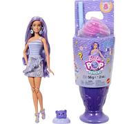 Barbie Pop Reveal Series Fashion Doll & Accessories Set, Treat Series, Donut Dreams Theme with Pet, 8 Surprises Include Color Change, JFY60