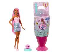 Barbie Pop Reveal Series Fashion Doll & Accessories Set, Treat Series, Sweet Swirl Theme with Pet, 8 Surprises Include Color Change, JFY62