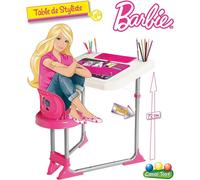Barbie Princess Activity Creation Desk Table with Stool