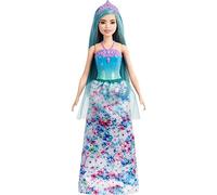 Barbie - Princess With Teal Tiara Red Hair - toyfigures - P2222z