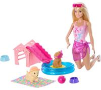 Barbie Puppy Pool Party Doll and Playset