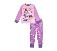 Barbie Pyjamas Pjs Set, Doll Gifts for Girls, Nightwear 6-7 Years Pink