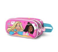Barbie Rainbow-3D Double Pencil Case, Pink, 8 x 23.5 cm