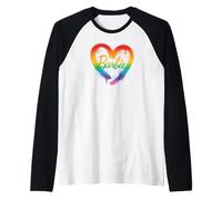 Barbie - Rainbow Pride Heart Raglan Baseball Tee