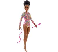 Barbie Rhythmic Gymnast Brunette Doll (12-in/30.40-cm), Leotard &...