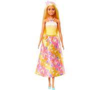 Barbie Royal Doll With Orange-Highlighted Hair, Butterfly-Print Skirt And Accessories