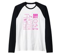 Barbie - Running The Dreamhouse Dark Pink Limited Edition Raglan Baseball Tee