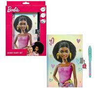 Barbie secret diary pink with lock and invisible ink pen