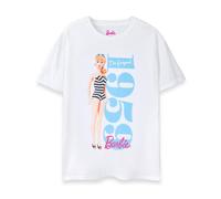 Barbie Womens White The Original Short Sleeved T-Shirt - X-Large